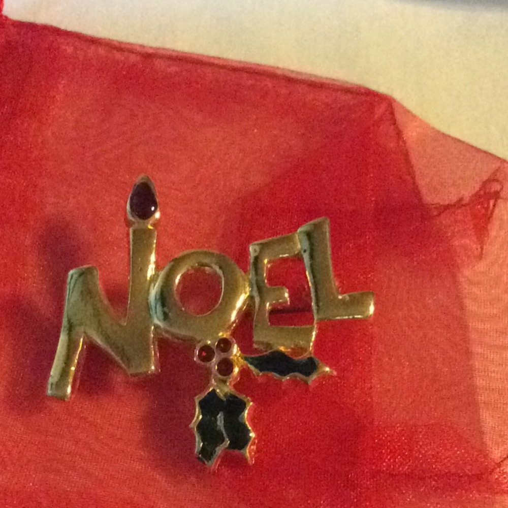 Vintage Noel Pin